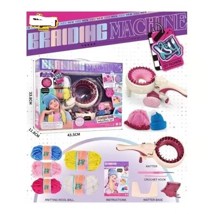 Üreticiniz Ksy898 Dıy Bere-atkı Örme Full Set *8-tyc