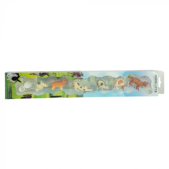 Üreticiniz Kz956-031f Kedi Arkdş.figür Set Kutulu 6pcs 2m-tül