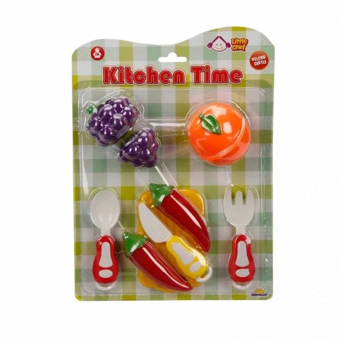 Üreticiniz Little Chef Kesme Tahtalı Sebze Ve Meyve Seti