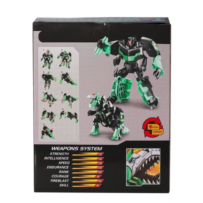 Üreticiniz Lj1653 Metal Gövdeli Dönüşebilen Robot -gepettoys