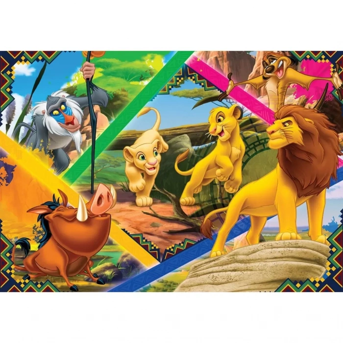 Üreticiniz Lk 113 Aslan Kral Puzzle 200 Parça - Ks Puzzle