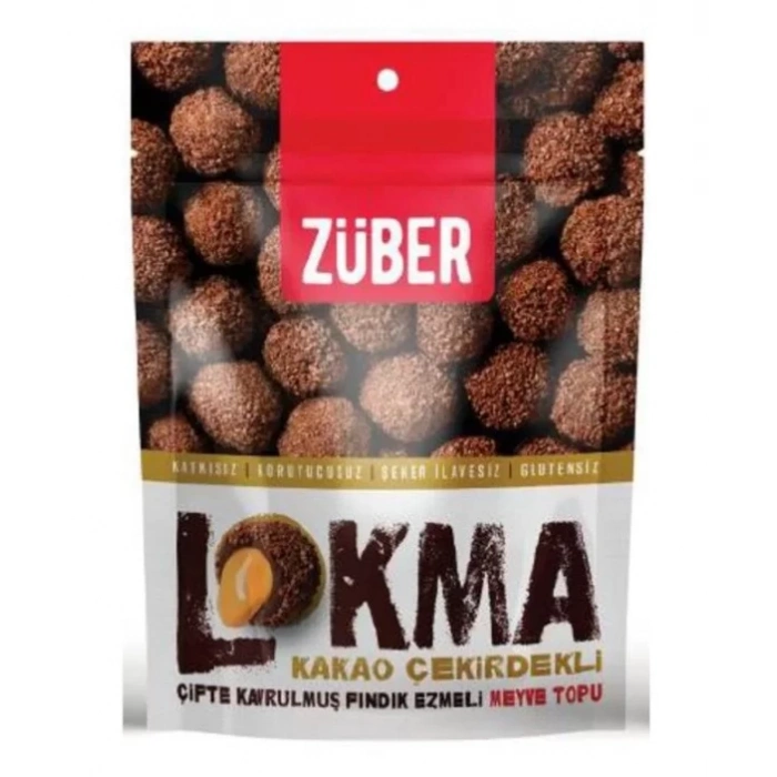 Üreticiniz Lokma Meyve Topu 96 Gr Kakaolu