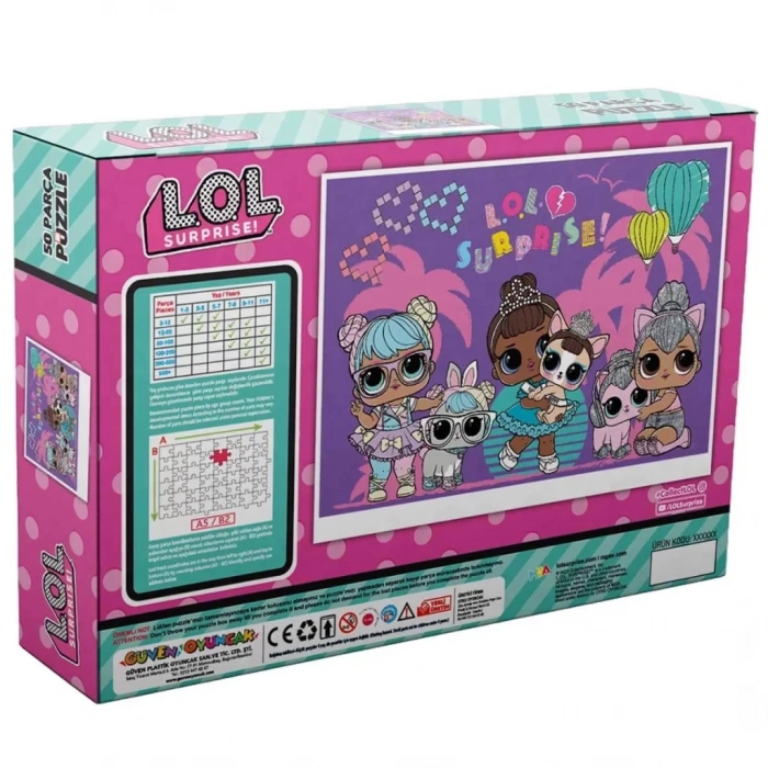 Üreticiniz Lol Surprise 50 Parça Puzzle