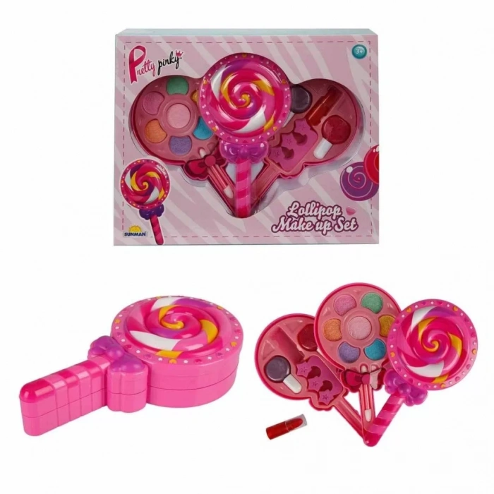 Üreticiniz Lolipop Şekilli 2 Katlı Makyaj Güzellik Seti