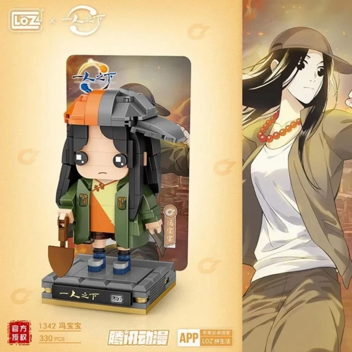 Üreticiniz Lz-1342 Anime Figür 330 Parça Block Oyuncak