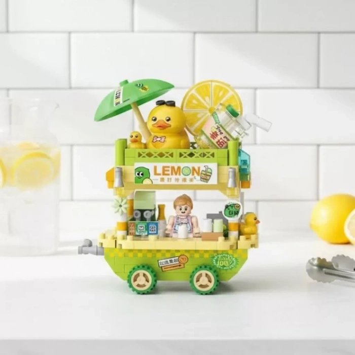 Üreticiniz Lz-8856  limon Arabası 310 Parça Block Oyuncak