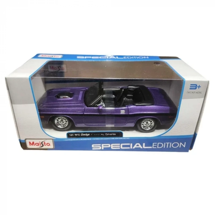 Üreticiniz Maisto 1/24 1970 Dodge Challenger R/t Convertible