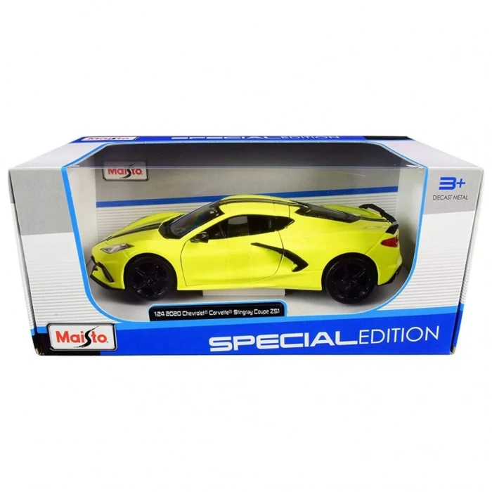 Üreticiniz Maisto 1:24 2020 Chevrolet Corvette Stingray Coupe Z51