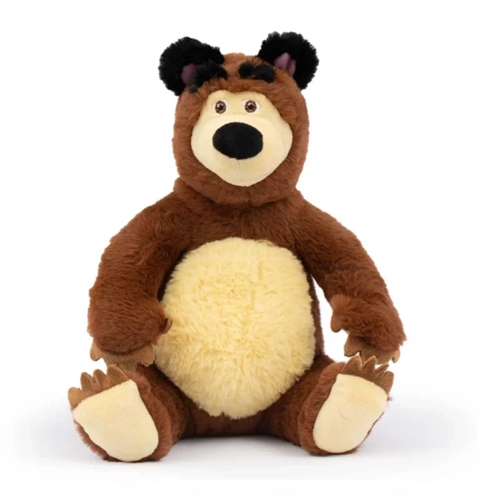Üreticiniz Masha İle Koca Ayı 20 Cm Peluş 12 Cm Bebek Mha21000