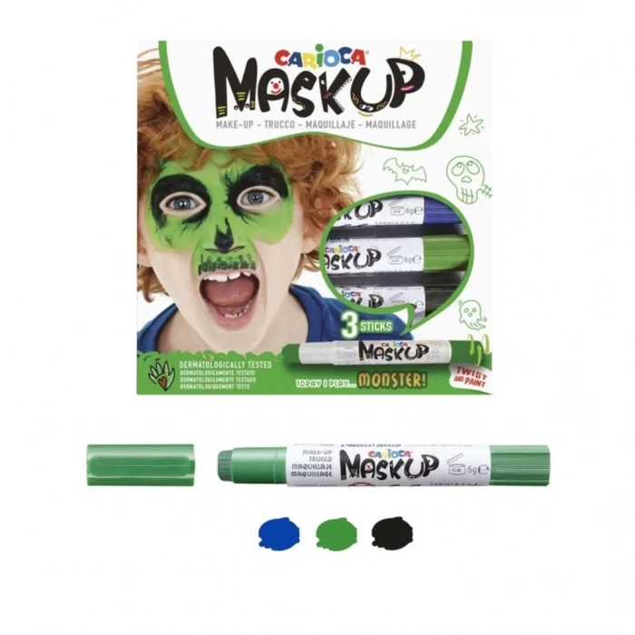 Üreticiniz Mask Up Yüz Boyası 3 Renk Monster