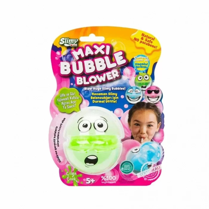 Üreticiniz Maxi Bubble Blower Komik Slime 80 Gr.