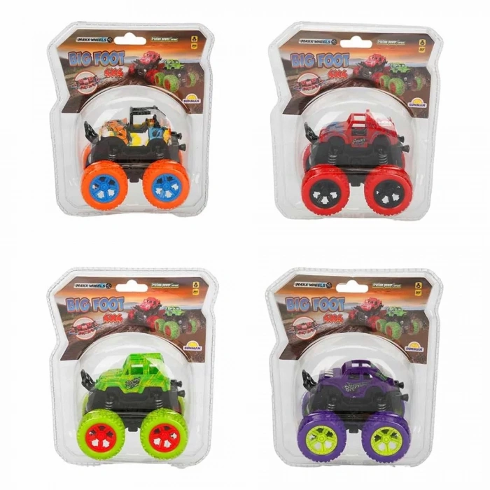 Üreticiniz Maxx Wheels Big Foot 4x4 Sürtmeli Araba 1 Adet