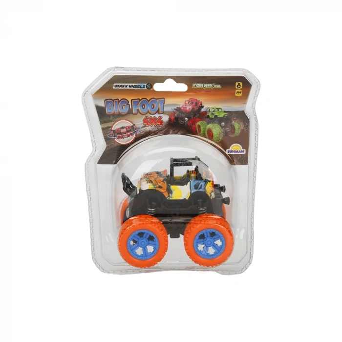 Üreticiniz Maxx Wheels Big Foot 4x4 Sürtmeli Araba 1 Adet