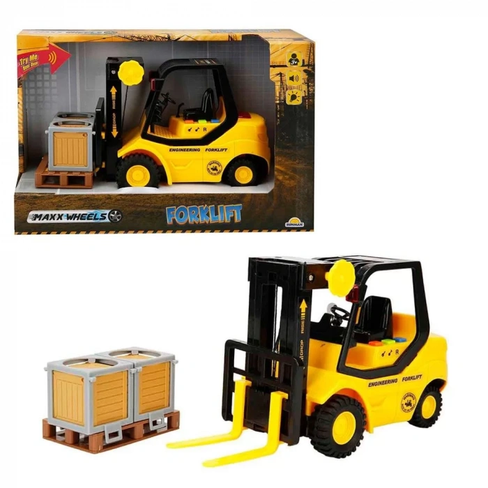 Üreticiniz Maxx Wheels Sesli Ve Işıklı Forklift 24 Cm 1 Adet Fiyatıdır