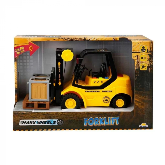 Üreticiniz Maxx Wheels Sesli Ve Işıklı Forklift 24 Cm 1 Adet Fiyatıdır