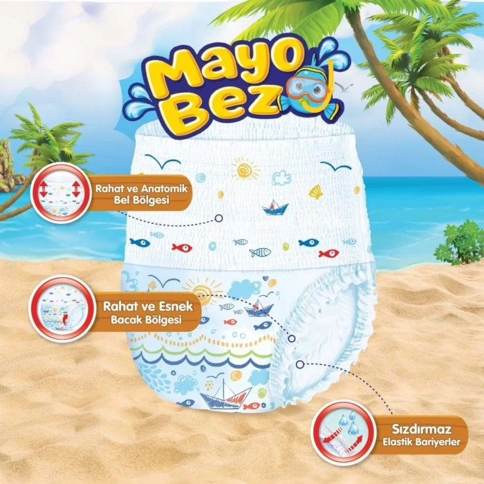 Üreticiniz Mayo Bez 4-5 Beden 9-15 Kg 11 Adet