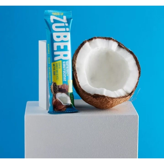 Üreticiniz Meyve Barı 40 Gr Chia Ve Hindistan Cevizli