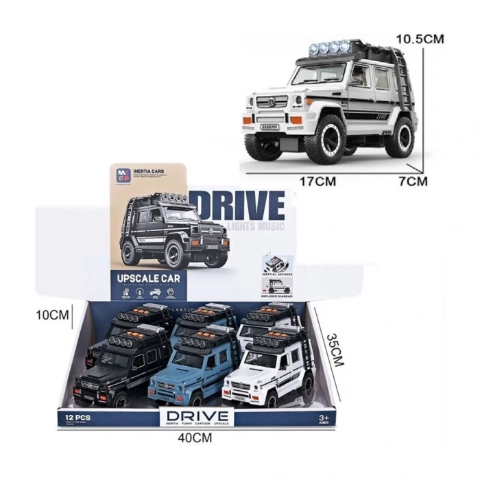 Üreticiniz Mg-d700-04 Işıklı Müzikli Lüks Jeep -vardem Oyuncak