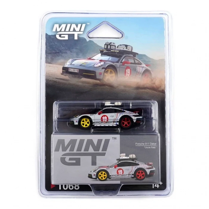 Üreticiniz Mini Gt 1/64 Porsche 911 Dakar uncle Rally Blister Paket