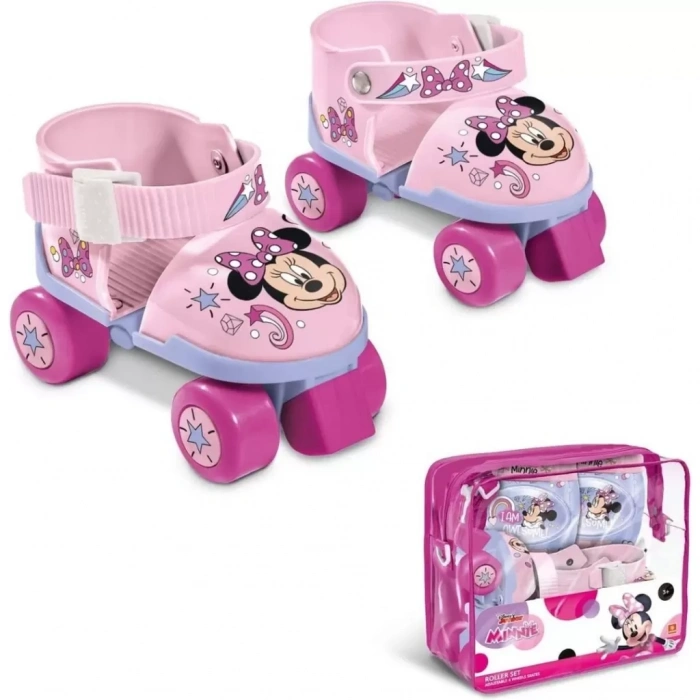 Üreticiniz Minnie Dizlik Dirseklik Set Çantalı