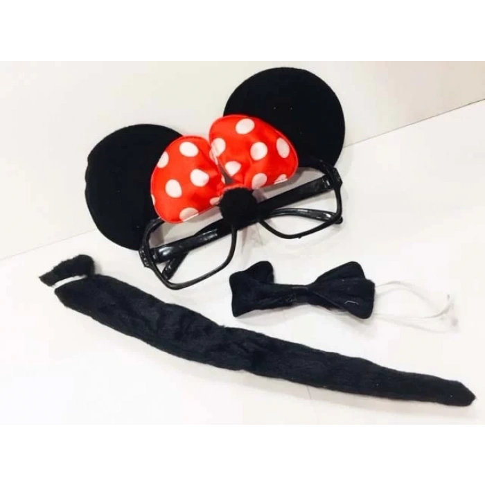 Üreticiniz Mouse Gözlüğü Papyonu Kuyruğu Seti