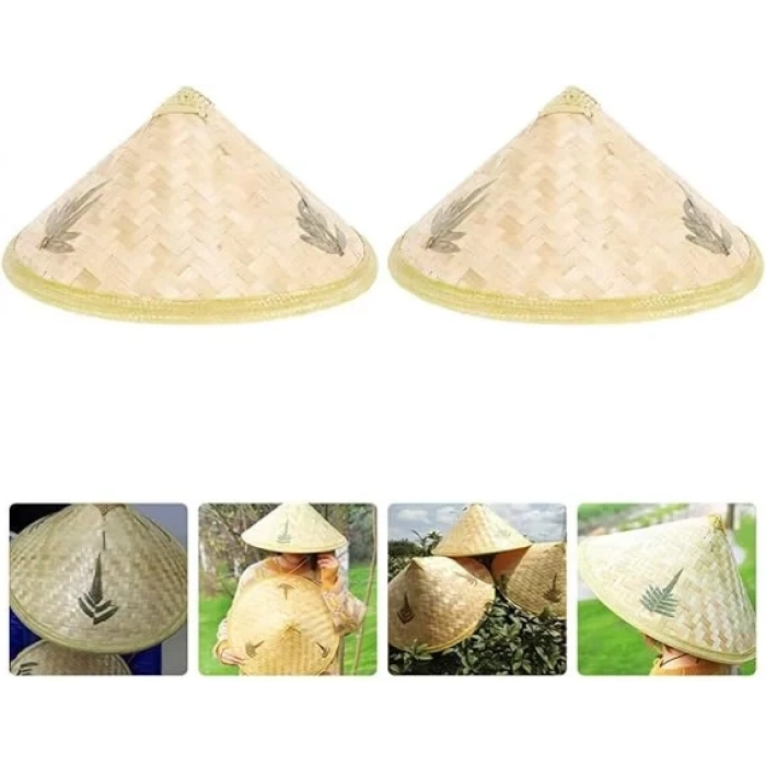 Üreticiniz Naturel Renk Cambodia Kamboçyalı Vietnam Şapkası Pvc Hasır