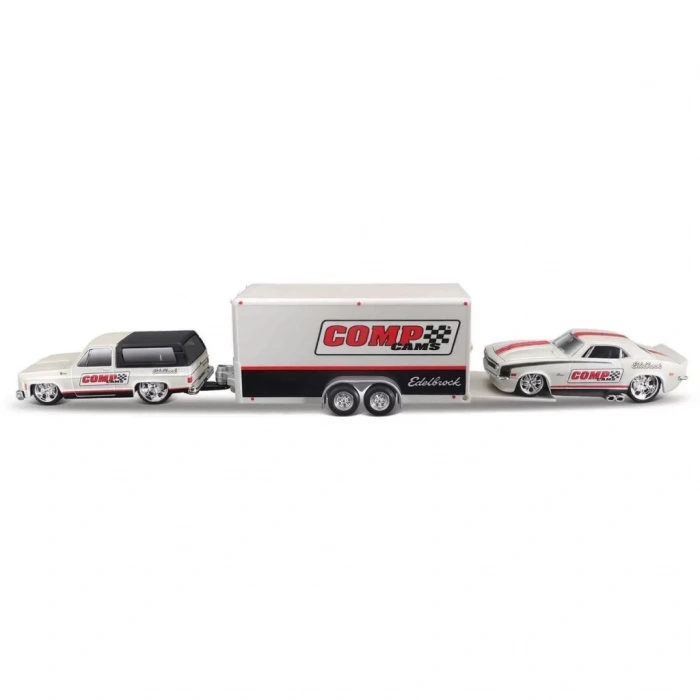 Üreticiniz Nessiworld 1/64 Design Seri Yarış Takımı Römork Ve Araç Set