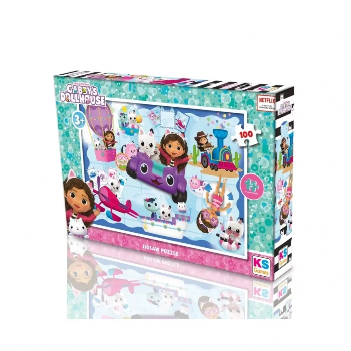 Üreticiniz Nessiworld Gabbys Dollhouse Puzzle 100 Parça