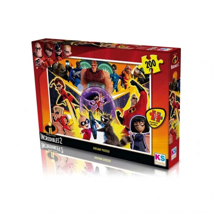 Üreticiniz Nessiworld Incredibles 2 Puzzle 200 Parça
