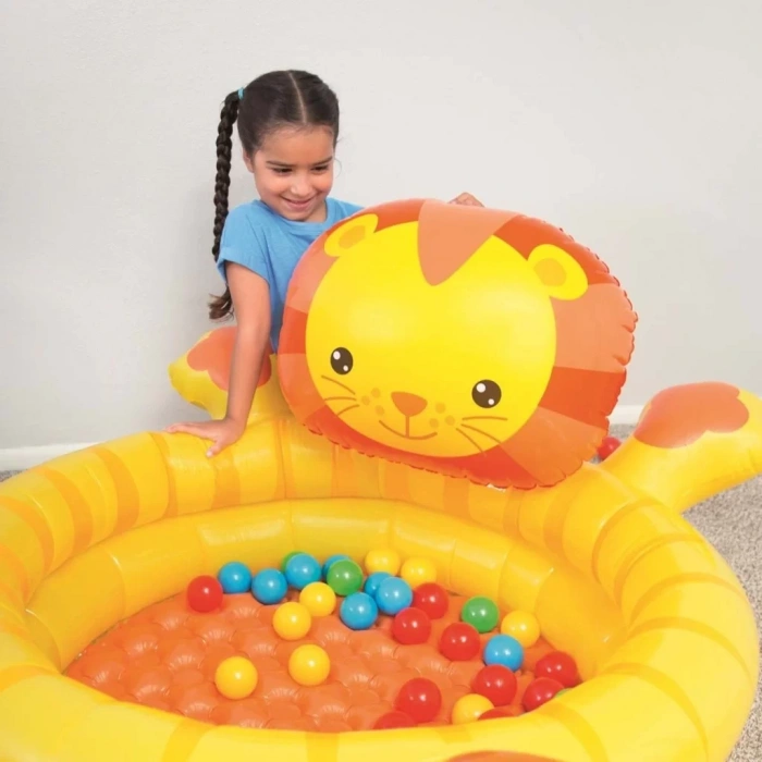 Üreticiniz Nessiworld Şişme Tabanlı Arslan Figürlü Havuz 52261