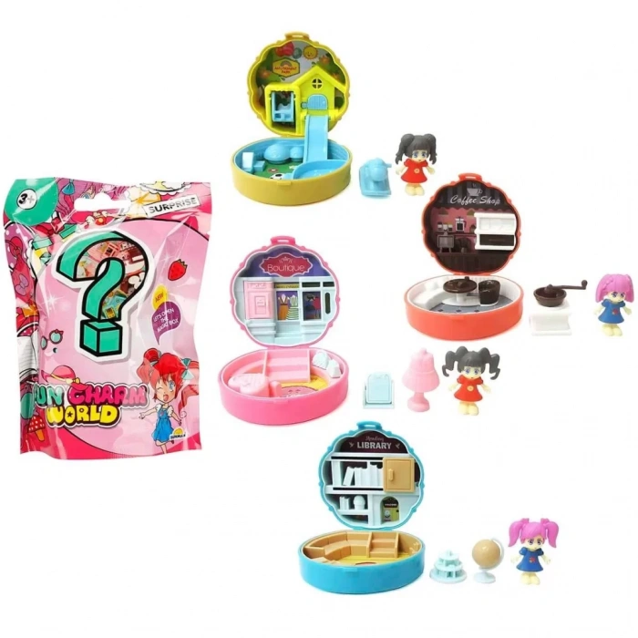 Üreticiniz Nessiworld Taşınabilir Dollhouse Figür Sürpriz Paket