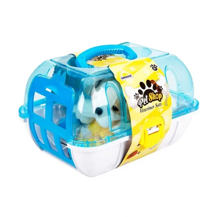 Üreticiniz Nessiworldman Çantalı Peluş Köpek Veteriner Seti