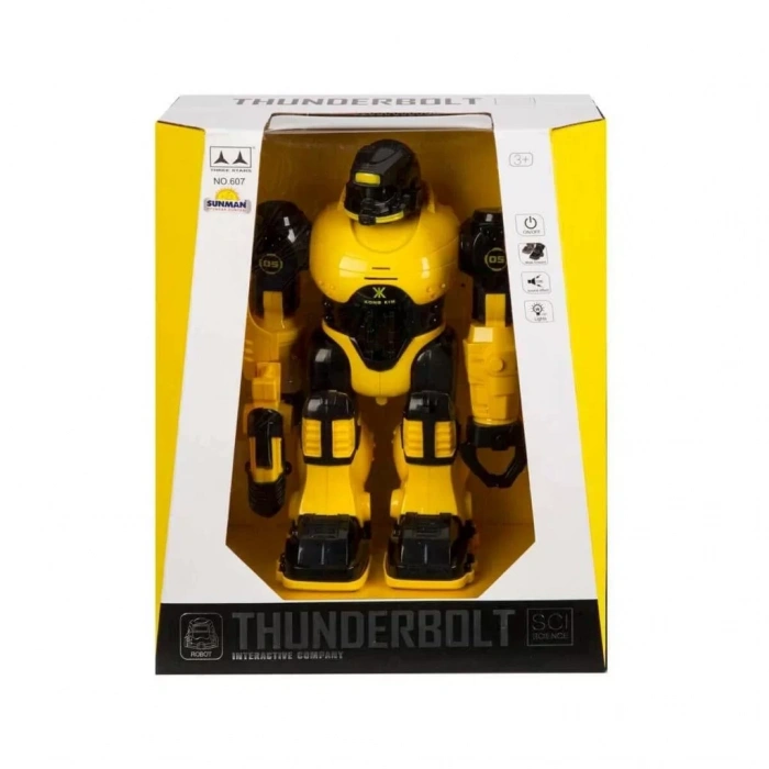 Üreticiniz Nessiworldman Thunderbolt Sesli Ve Işıklı Robot 25 Cm