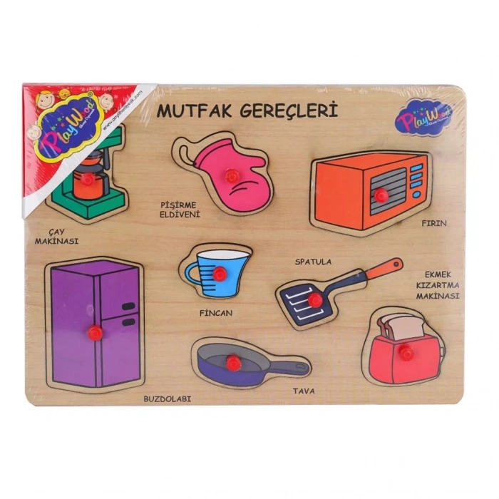 Üreticiniz Ony-168-169 Ahşap Tutmalı Mutfak Gereçleri - Oyuncak