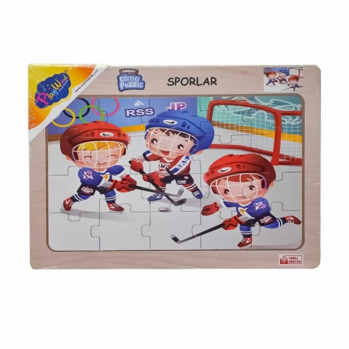 Üreticiniz Ony-85-86-87-88 Ahşap Eğitici Puzzle Sporlar -onyıl
