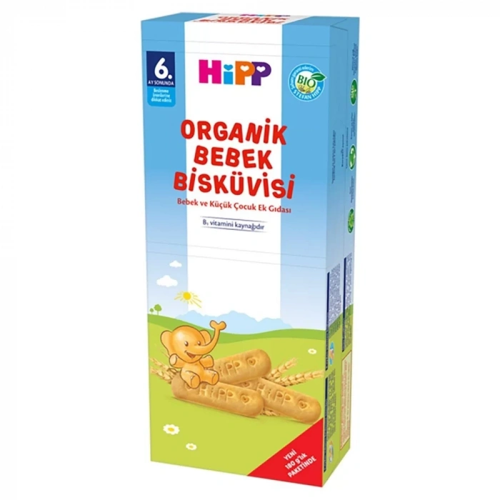 Üreticiniz Organik Bebek Bisküvisi 180 Gr