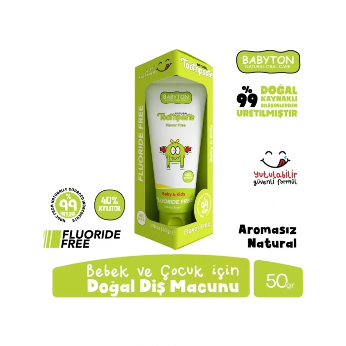 Üreticiniz Organik Doğal Natural Diş Macunu 50 Gr