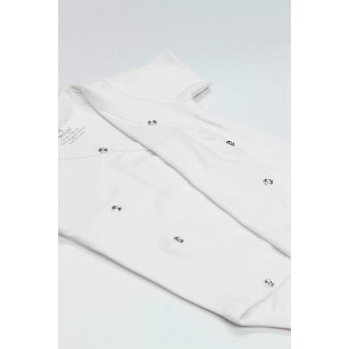 Üreticiniz Organik Natural Basic Style Kruvaze Yarım Kol Body Bs17101 Beyaz
