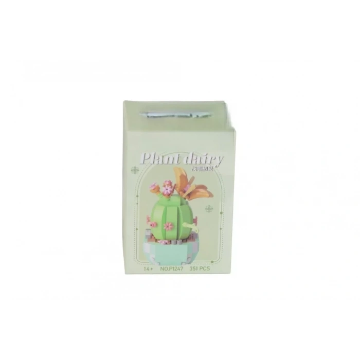 Üreticiniz P1247 Simülasyon Çiçek Serisi 351 Parça Block Oyuncak