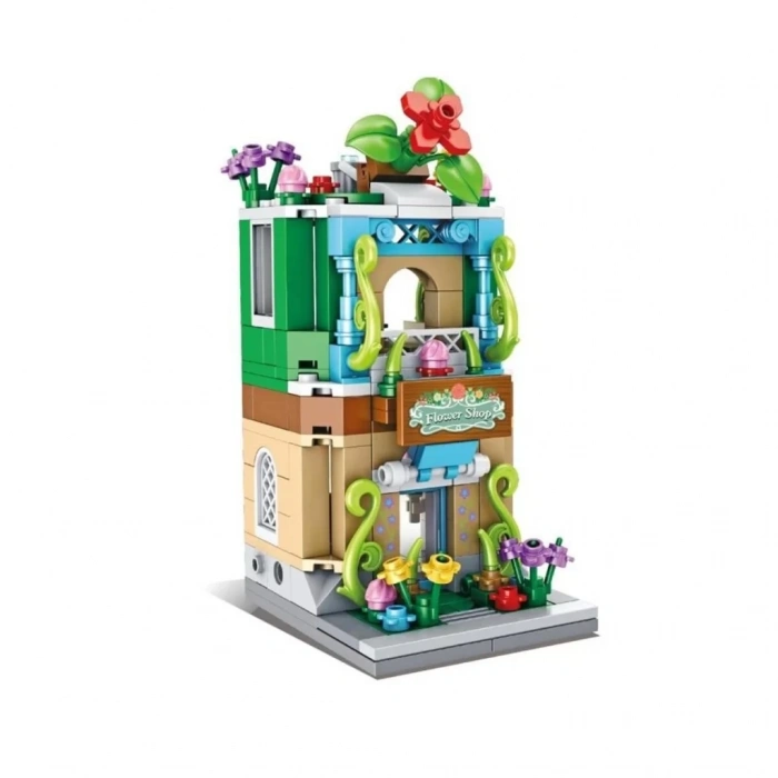 Üreticiniz P657037 Çiçek Dükkanı 280 Parça Block Oyuncak