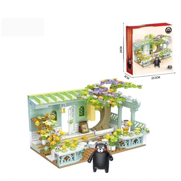 Üreticiniz P880014 Çiçekçi Dükkanı 472 Parça Block Oyuncak
