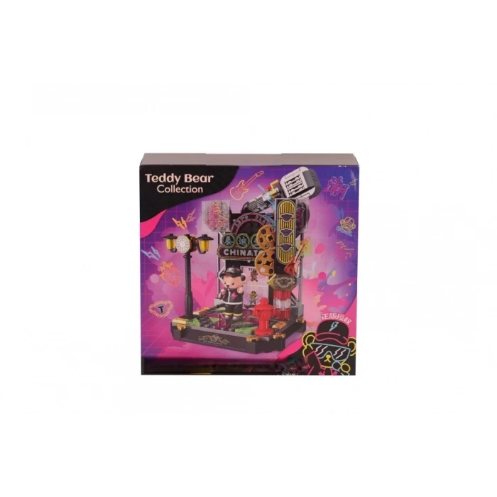 Üreticiniz P881008 Müzik Yıldızı Teddy 200 Parça Block Oyuncak