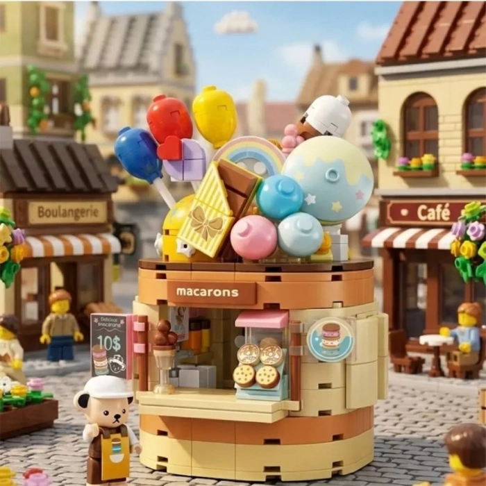 Üreticiniz P881201 Teddy Bear Koleksiyonu Dondurma Dünyası 354 Parça Block Oyuncak
