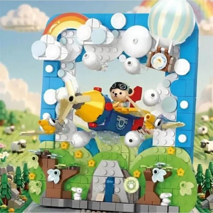 Üreticiniz P881504 Kaptan Teddy 425 Parça Block Oyuncak