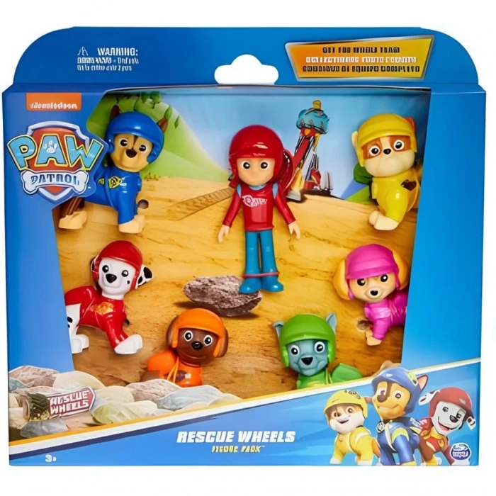 Üreticiniz Paw Patrol Rescue Wheels Temalı Figür Seti