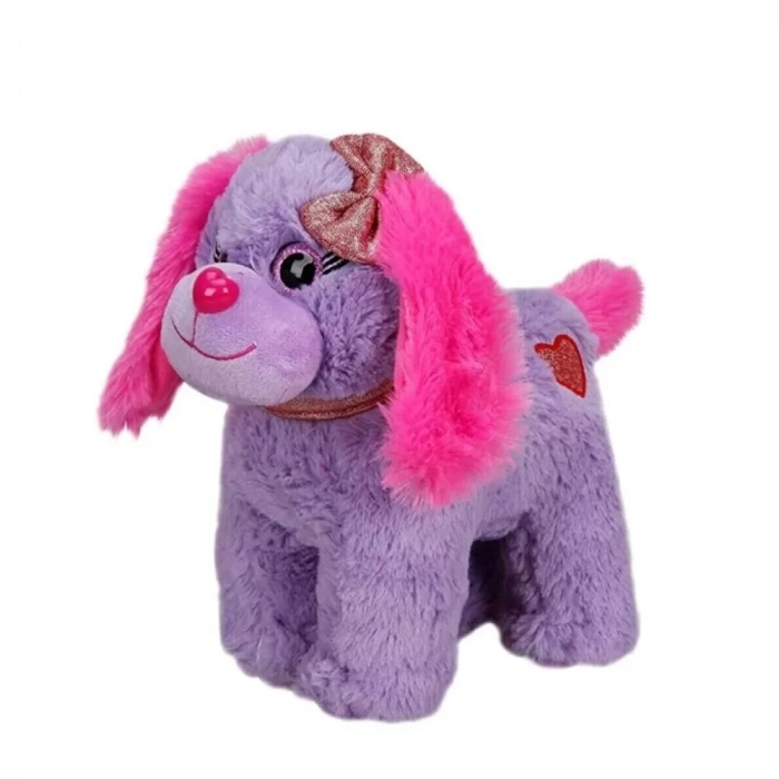 Üreticiniz Peluş Köpek Oturan Renkli 25 Cm 1 Adet Fiyatıdır