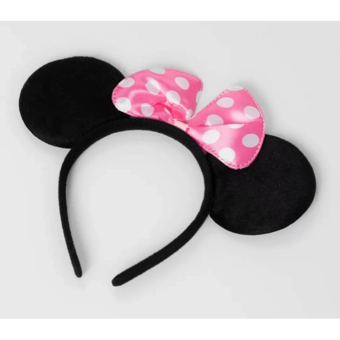 Üreticiniz Pembe Fiyonklu Minnie Mouse Tacı Kulak Nessiworld