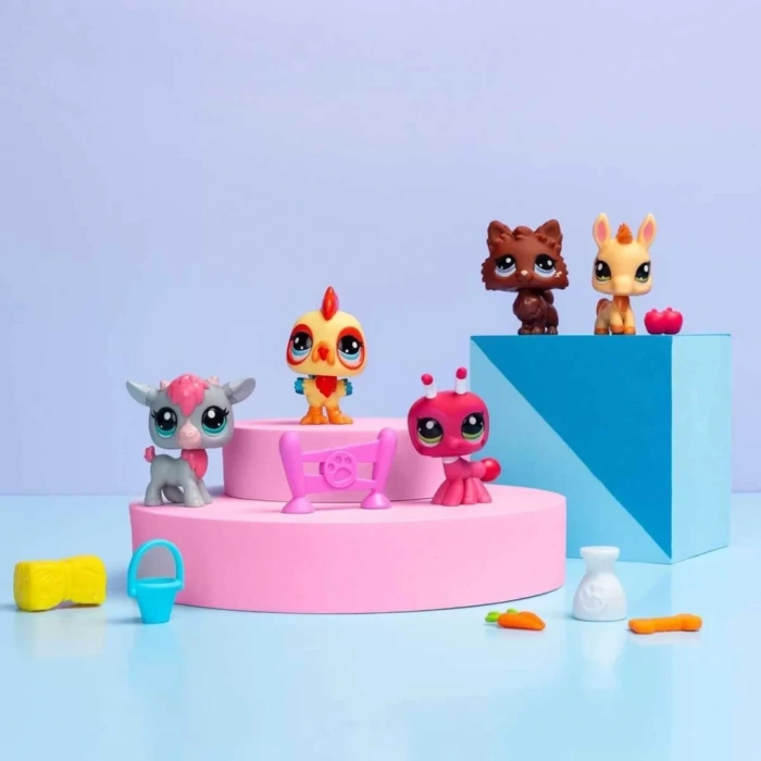 Üreticiniz Pet Shop Minişler 5li Figür Seti S1 Nessiworld
