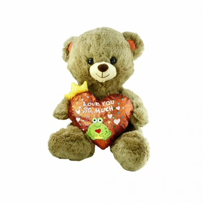 Üreticiniz Pjh2323 Peluş Kalpli Ayı Love You 30 Cm