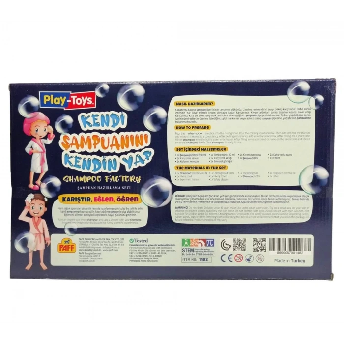 Üreticiniz Playtoys Kendi Şampuanını Kendin Yap